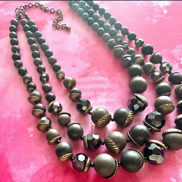 Premier Designs Jewelry CROWD PLEASER Necklace 16"+4" NWOT - Picture 2 of 10